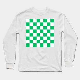 Checkered Pattern | Chessboard Pattern Long Sleeve T-Shirt